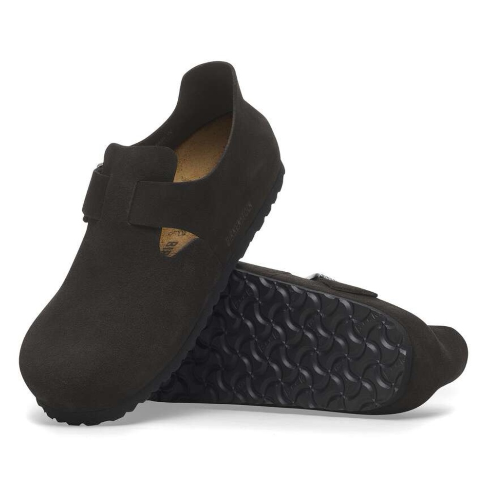 BIRKENSTOCK LONDON SUEDE LEATHER SHOES IN BLACK 36 EU 5 US